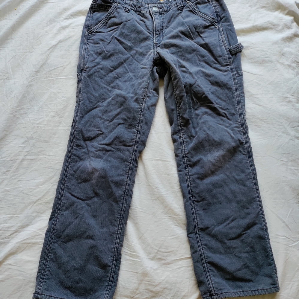 Carhartt fleece lined corduroy like jeans